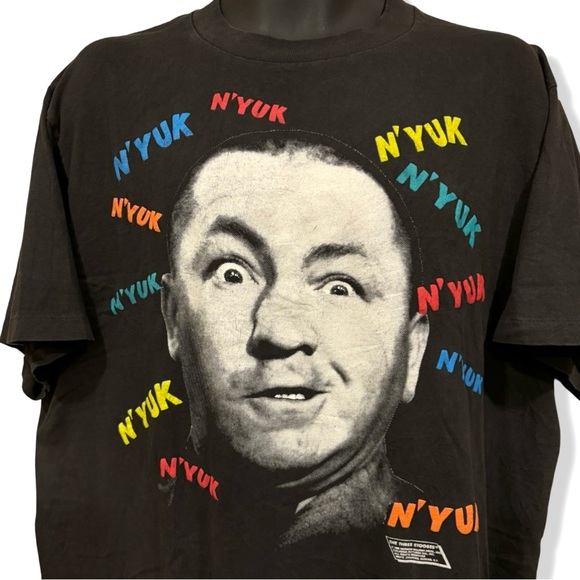 Vintage 1998 Three Stooges T-Shirt - Picture 2 of 3